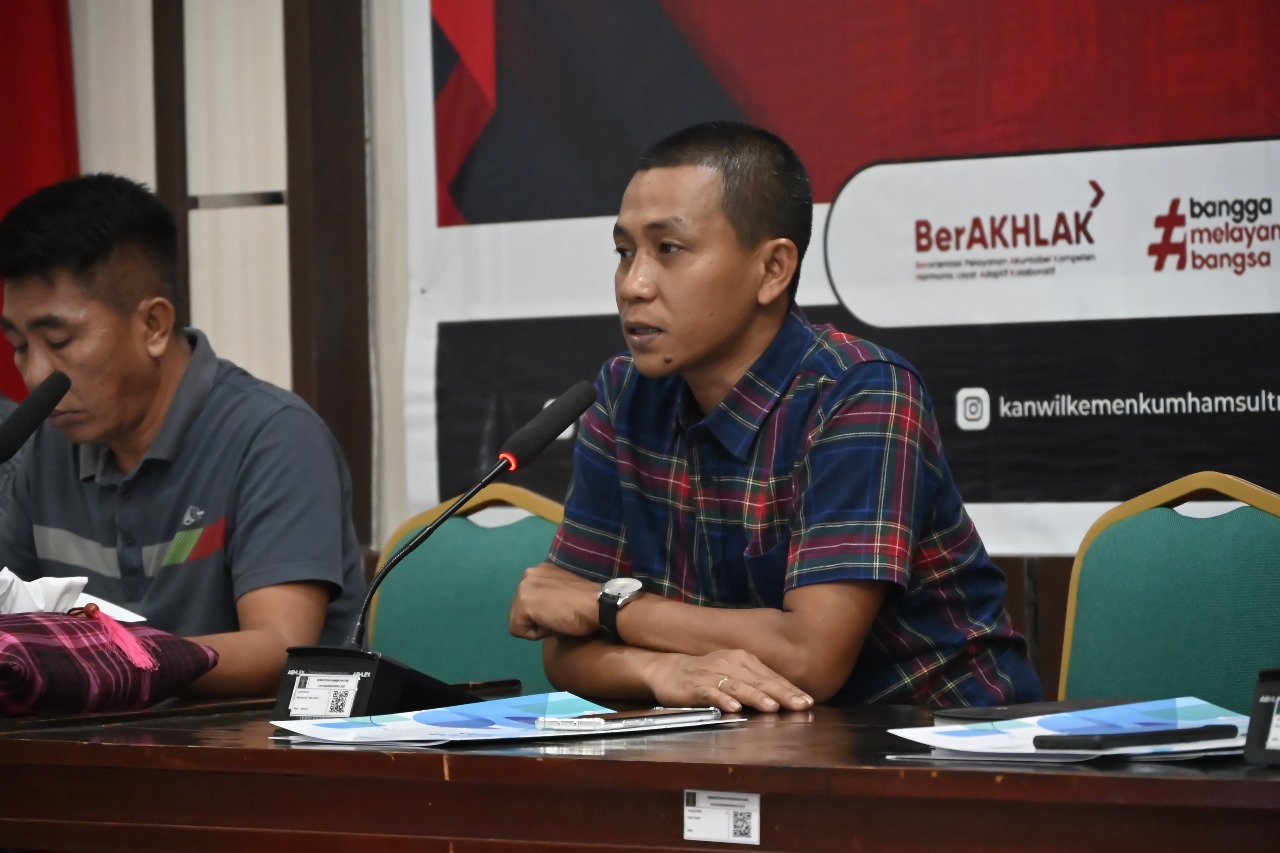 Siap Raih WBBM Tahun 2024, Tim Pembangunan ZI Kanwil Kemenkumham Sultra Gelar Rapat Internal